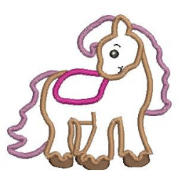 Stickdatei Prinzessin Pferd 2